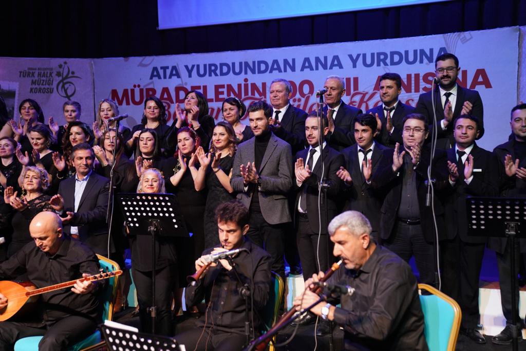 Kaymakamımız Sayın Dr. İsmail Altan Demirayak, 'Ata Yurdundan Ana Yurduna Mübadele'nin 100. Yılı Anısına Balkan Türküleri Konserine katıldı. 